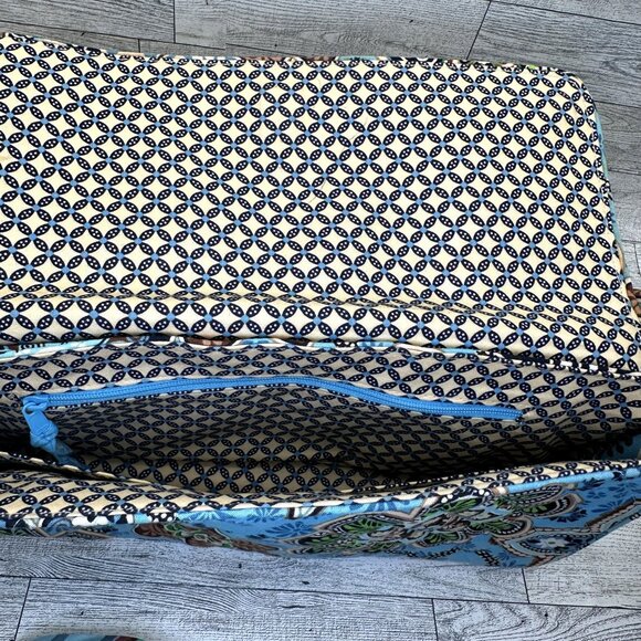 Vera Bradley Bali Blue Knot Just a Clutch Shoulder Bag/Purse - Picture 3 of 6